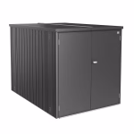 minigarage taglia l grigio scuro metallizzato