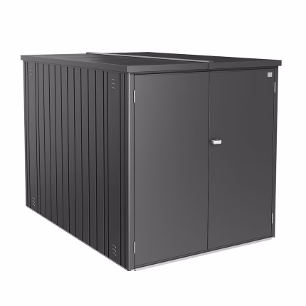 minigarage taglia l grigio scuro metallizzato