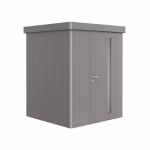 casetta per attrezzi neo 1a porta standard. grigio quarzo metallizzato
