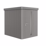 casetta per attrezzi neo 2a porta standard. grigio quarzo metallizzato