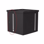 porta supplementare casetta per attrezzi neo. grigio scuro metallizzato