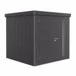 casetta per attrezzi neo 2b porta doppia. grigio metallizzato