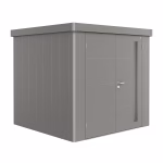 casetta per attrezzi neo 2b porta doppia. grigio quarzo metallizzato