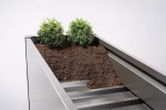 fioriera belvedere maxi mis. l200 grigio quarzo met.