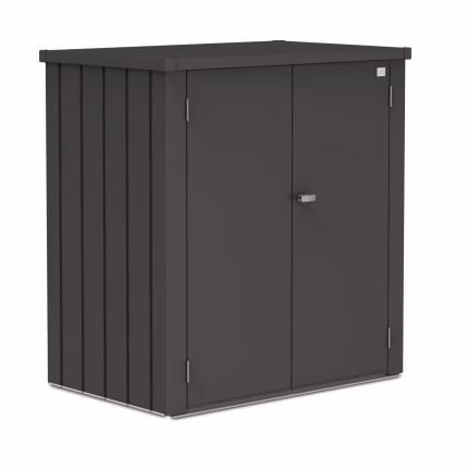 armadio da esterno romeo mis. l grigio scuro metallizzato