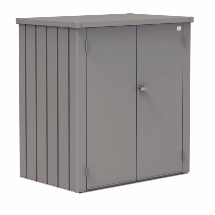armadio da esterno romeo mis. l grigio quarzo metallizzato