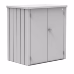 armadio da esterno romeo mis. l argento metallizzato