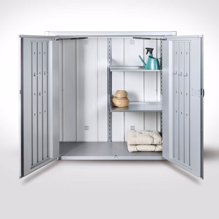 armadio da esterno romeo mis. m argento metallizzato