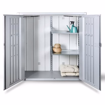 armadio da esterno romeo mis. m grigio quarzo metallizzato