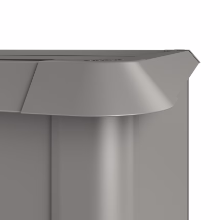 protezione antilumaca per aiuola rialzata 1x0.5 grigio quarzo met.