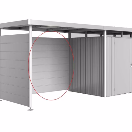 parete posteriore per tetto laterale casetta highline h2 h5 grigio quarzo metallizzato