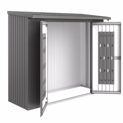set di porte woodstock 230 grigio quarzo met.