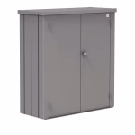 armadio da esterno romeo mis. m grigio quarzo metallizzato