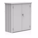 armadio da esterno romeo mis. m argento metallizzato