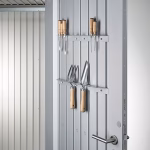 portautensili per avantgarde, highline, panorama, highboard, confezione da 2 unità, grigio scuro met.