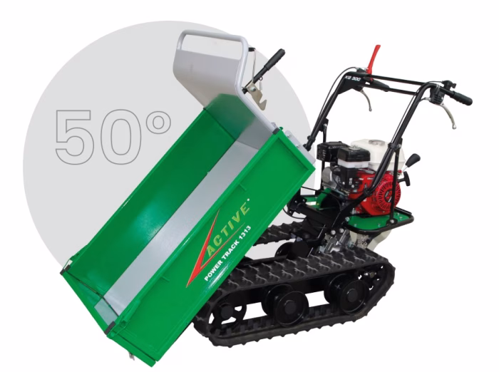 active power track 1313 – motocarriola cingolata 300 kg con motore honda gx160