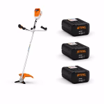 stihl fsa 250 système ap débroussailleuse avec 3 batteries ap 30