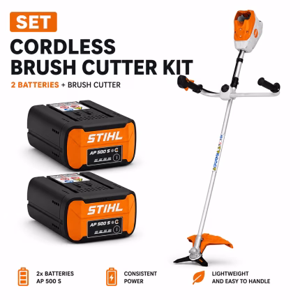 stihl fsa 250 ap system decespugliatore con 2 batterie ap 500 s