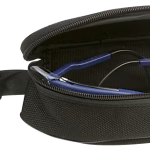 robusto astuccio per occhiali 3m con feltro e passante per cintura