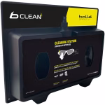 stazione di pulizia occhiali bolle b clean b600 con spray antistatico e carta