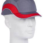 jsp cappuccio paraurti con protezione d'urto, rosso grigio, regolabile