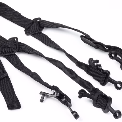 jsp cinghia per mento a 4 punti con clip di sicurezza per supporto casco