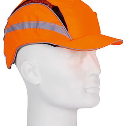 3m cappellino anstoss first base 3 arancione fluorescenti con riflettori