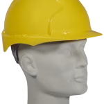 casco di protezione jsp evo 3 giallo con chiusura a rotazione, casco leggero in hdpe
