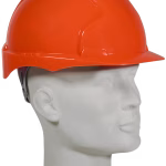 casco di protezione jsp evo 3 con chiusura a rotazione, arancione, leggero