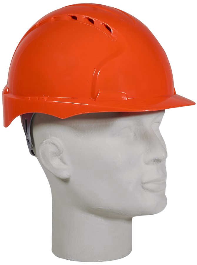 casco di protezione jsp evo 3 con chiusura a rotazione, arancione, leggero casco di protezione jsp evo 3 con chiusura a rotazione, arancione, leggero