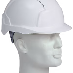 casco protettivo bianco leggero jsp evo lite con chiusura a rotazione