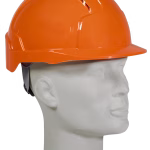 casco leggero jsp evo lite arancione con chiusura a rotazione