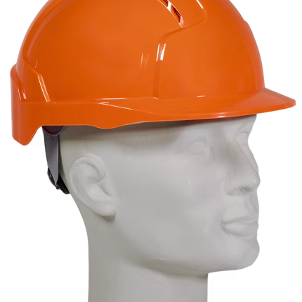 casco leggero jsp evo lite arancione con chiusura a rotazione