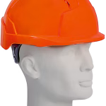 casco di protezione arancione leggero jsp evo lite con chiusura a rotazione