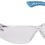occhiali protettivi leggeri bollÉ rush+ blu/nero, antigraffio