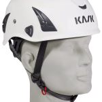 casco di protezione kask superplasma aq bianco con ventilazione e cinturino sottogola