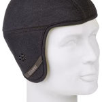 kask cuffia isolante nera per protezione termica ottimale