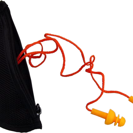 artilux tappi auricolari protettivi per casco con chiusura a strappo e custodia, snr 21 db
