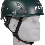 casco di protezione kask superplasma aq verde con cinturino sottogola a 4 punti