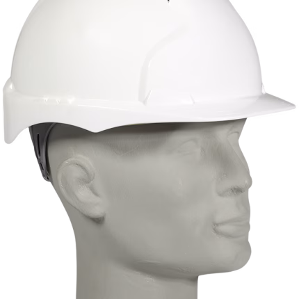 casco di protezione jsp hdpe evo 3 con chiusura a rotazione, bianco, 380 g