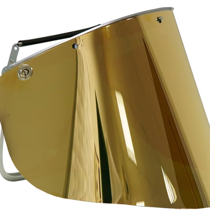 disco in policarbonato verde 1mm, rivestimento oro, 500x250mm schutz4 5