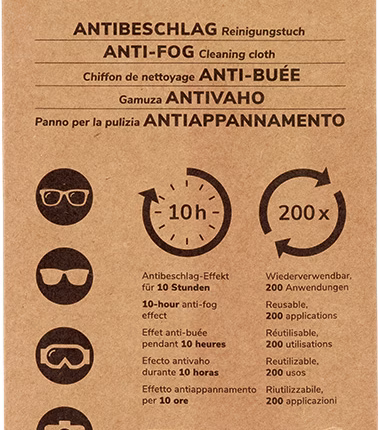 foogy panno antibbio e pulente con nanotecnologia – chiarezza fino a 10 ore