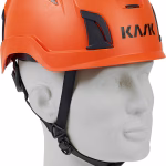 elmetto di protezione kask zenith x air arancione con ventilazione e cinturino sottogola