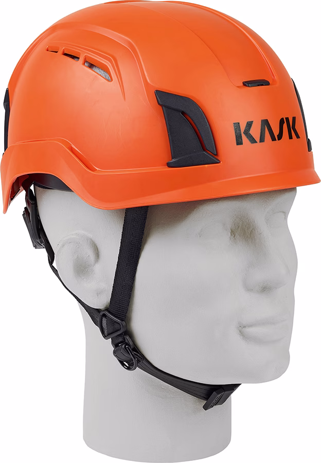 elmetto di protezione kask zenith x air arancione con ventilazione e cinturino sottogola elmetto di protezione kask zenith x air arancione con ventilazione e cinturino sottogola