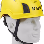 elmetto protettivo kask zenith x air giallo, ventilato, chiusura a rotazione