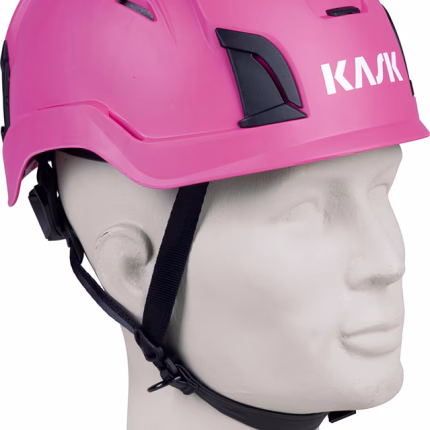 casco protettivo kask zenith x air rosa con ventilazione e chiusura a rotazione