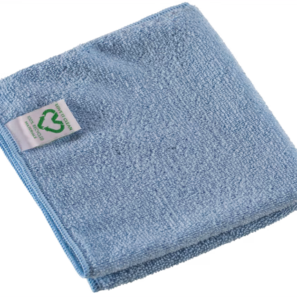 panno in microfibra vileda r micro tuff swift, 38x35 cm, blu, sostenibile
