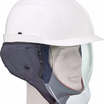 msa v gard 950 casco di protezione per elettricisti bianco, regolabile, con visiera