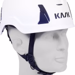 casco protettivo kask primero air bianco con cinturino sottogola a 4 punti