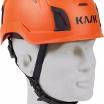 elmetto da cantiere kask zenith x air lc arancione con cinturino sottogola a 4 punti